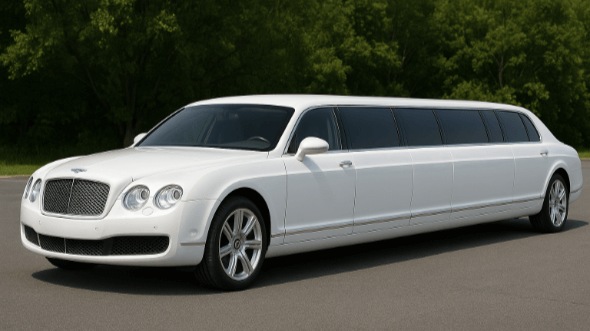 Exterior of Bentley Limo in Sheboygan