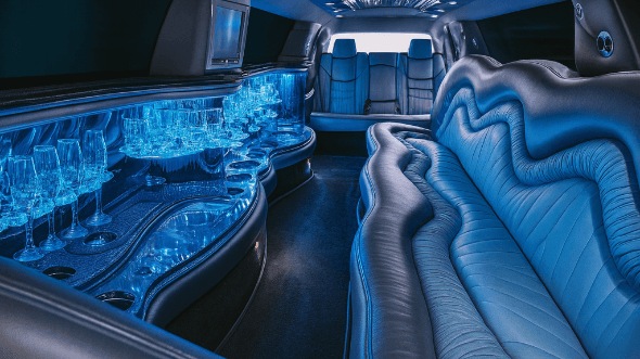 Interior of Navigator Limo in Winter Garden