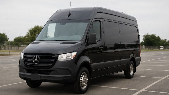 Exterior of Sprinter Limo in Peoria
