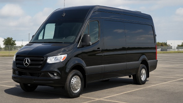 Exterior of Sprinter Limo in Pocatello