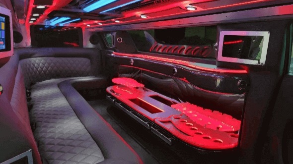 Interior of Suburban Limo in Lake Elsinore