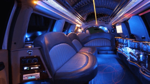 Interior of Suburban Limo in Victoria
