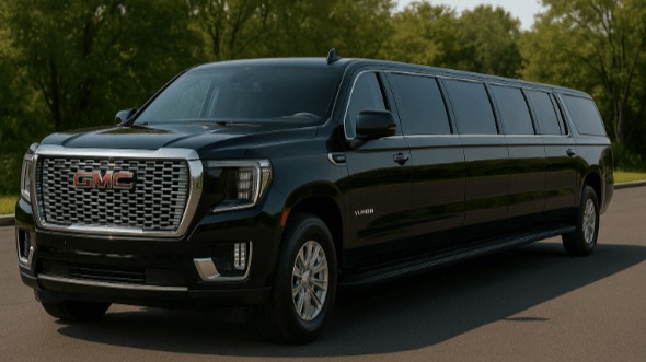 Exterior of Yukon Limo in Harrisonburg